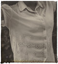 camisa de manga curta bordado